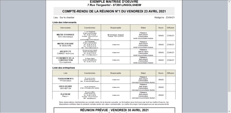Atelier DeviSOC : utilisation des rapports de chantier