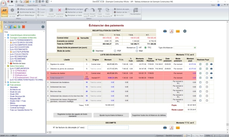 DeviSOC facilite le suivi financier des contractants généraux