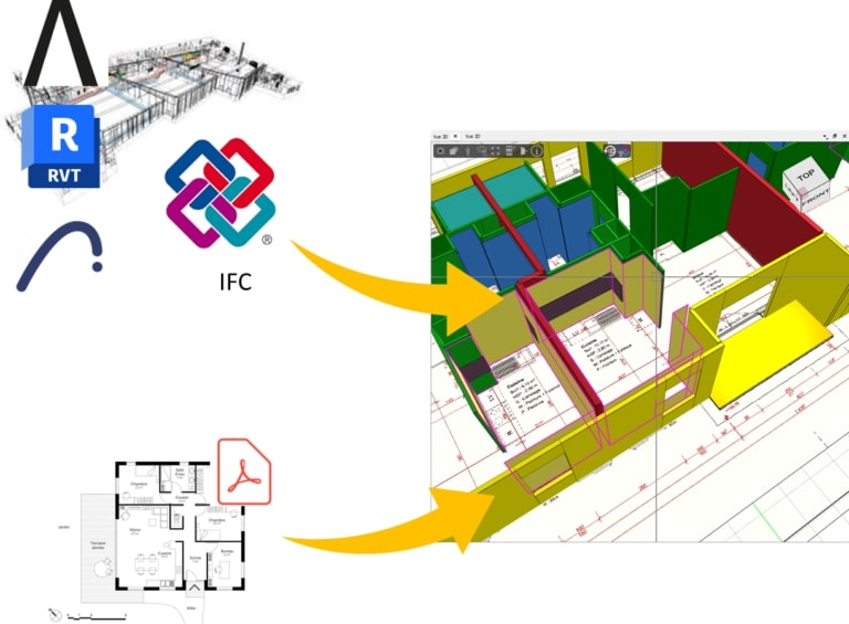 Etude de prix d'un plan 2D et 3D avec DeviSOC logiciel de métrés