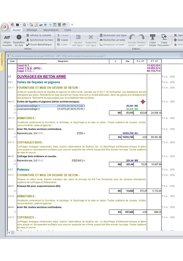 Réalisation achats et contrats pour contractant général