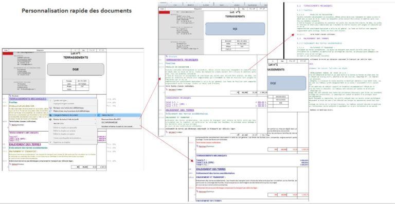 Personnalisation des documents - DeviSOC 6.2