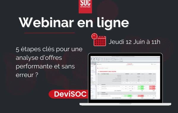 Webinar 5 étapes clés pour une analyse offres performante et sans erreur