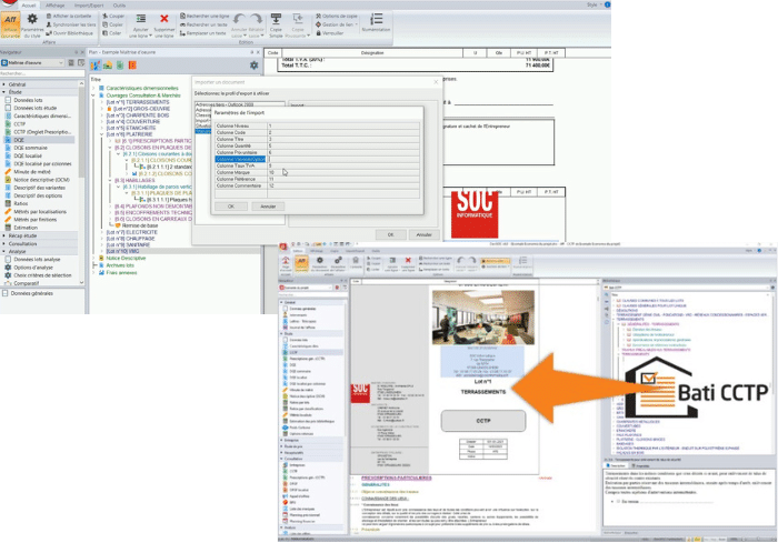 Logiciel de rédaction de CCTP et DPGF