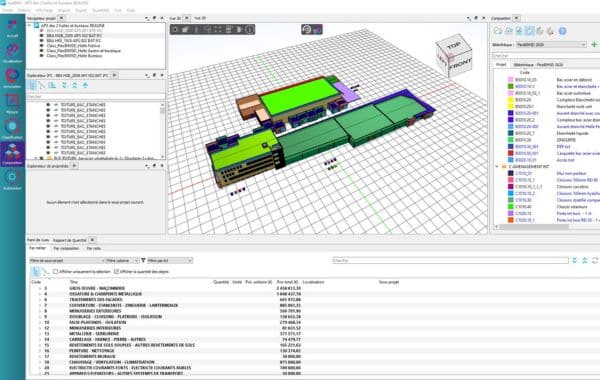 Chiffrage automatique BTP