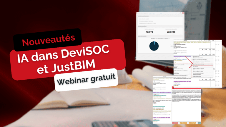 IA dans DeviSOC et JustBIM